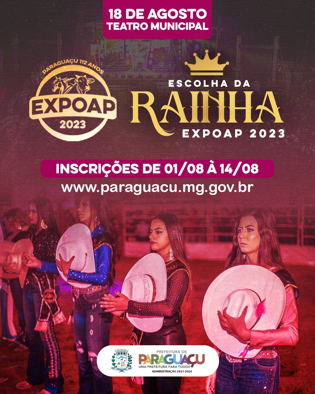 Regulamento do Concurso para Rainha da Festa do Peão 2023